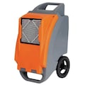 Fantech Low-Grain Portable Dehumidifier, Orange/Gray, 1 Speeds, 115 V EPD190LR