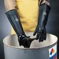 Showa 18" Chemical Resistant Gloves, Neoprene, 10, 1 PR N8-10