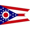 Nylglo Ohio State Flag, 3x5 Ft 144260