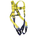 3M Dbi-Sala Full Body Harness, Vest Style, Universal, Repel(TM) Polyester, Yellow 1110600