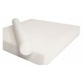 Zoro Select White Acetal Copolymer Sheet Stock 48" L x 24" W x 0.250" Thick 2XME8