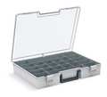 Flambeau Adjustable Compartment Box with 9 to 24 compartments, Plastic, 15 1/2 in H x 11 3/4 in W 6770AH