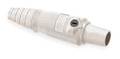 Hubbell Connector, Double Set Screw, Wht, Female HBL400FW