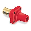 Hubbell Receptacle, Female, Red, Double Set, Taper HBLFRR
