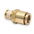 Weatherhead Male Connector, 1/4-18, 3/8 In Tube Sz 1868X6