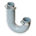 Zoro Select Flexible P-Trap, For Pipe Size 1-1/4" FT-150