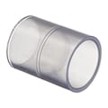 Zoro Select PVC Coupling, Solvent x Solvent, 1-1/2 in Pipe Size H429015LS