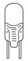 Current Mini Incand. Bulb, 789, 14W, T2 3/4, 12V 789