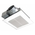 Panasonic Ceiling or Wall Bathroom Fan, 100 cfm, 4" Oval Duct Dia., 120VAC FV-10VS3