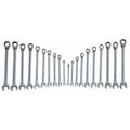 Westward Ratcheting Wrench Set, Pieces 20 20PH23