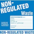 Brady Hazardous Waste Label, 6 In. H, PK50 121158