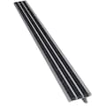 Wooster Products Stair Nosing, Black, 60in W, Extruded Alum 121BFBLA5