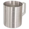 Crestware Measuring Cup, Aluminum, 1/2 qt. Dry MEA05D