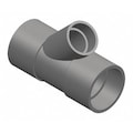 Zoro Select PVC Reducing Wye, Socket x Socket, 4 in x 4 in x 3 in Pipe Size 870-422FB