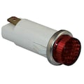 Raised Indicator Light Red 120V