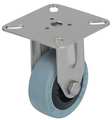 Zoro Select Rgd Plate Caster, Rubber, 2 in., 110 lb. BPXA-VPA 50G