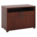 Hon Basyx 30" W Worksurface File Center, 2 Drawer, Chestnut HMNG30FCD.C1.A1
