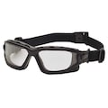 Pyramex Safety Goggles, Clear Anti-Fog, Anti-Static, Scratch-Resistant Lens, I-Force Series SB7010SDT