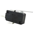 Honeywell Miniature Snap Action Switch, Lever, Long Actuator, 1NO, 11A @ 125V AC Contact Rating V7-2B27D8-022