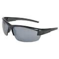 Honeywell Uvex Safety Glasses, Wraparound Silver Mirror Polycarbonate Lens, Scratch-Resistant S1504
