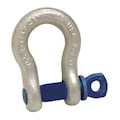 Campbell Chain & Fittings 2" Anchor Shackle, Screw Pin, Forged Carbon Steel, Galvanized 5413235