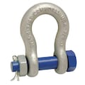Campbell Chain & Fittings 5/8" Anchor Shackle, Bolt Type, Forged Carbon Steel, Galvanized 5391035