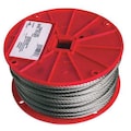 Campbell Chain & Fittings 5/16" 7 x 19 Type 304 Stainless Steel Cable, 200 Feet per Reel T7000926