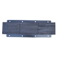 Zoro Select Dock Bumper, 36x6x13 In., Rubber 26W598