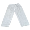 Condor Disposable Pants , 2XL/3XL , White , polypropylene , Elastic Waist 26W792
