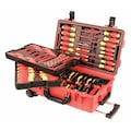Wiha 80 pc Insulated Tool Set, SAE, Rolling Tool Case 32800