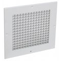 American Louver Eggcrate Grille, Surface Mount, 8"x8", PK5 AG-8X8-RSW-5PK