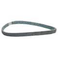 Norton Abrasives Sanding Belt, 1/2 in W, 24 in L, Non-Woven, Aluminum Oxide, 320 Grit, Very Fine, Rapid Prep, Blue 66261019876