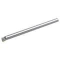 Widia Indexable Boring Bar, A08RSCLCR2, 8 in L, High Speed Steel, 80 Degrees  Diamond Insert Shape A08RSCLCR2
