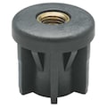 Elesa Tube End Caps, 1008 lb., Black NDX.T-30X2,0-M14