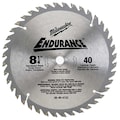 Milwaukee Tool 8-1/4", 40-Teeth Finish Circular Saw Blade 48-40-4152