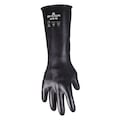 Showa 14" Chemical Resistant Gloves, Butyl, M, 1 PR 878-08