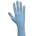 Showa Disposable Gloves, Nitrile, Powder Free, Light Blue, XS, 50 PK 9905PFXS