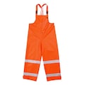 Nasco Arc Flash Rain Bib Overall, Orange, Flame Resistant, XL 4501TFOX