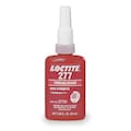 Loctite Threadlocker, LOCTITE 277, Red, High Strength, Liquid, 250 mL Bottle 88449