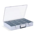 Flambeau Compartment Box with 4 to 40 compartments, Plastic, 3 in H x 18 1/2 in W 6745BA