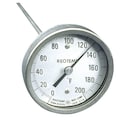 Reotemp Bimetal Thermom, 3 In Dial, 0 to 200F A60PF 0-200F