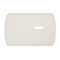 White-Rodgers Wallplate, Plastic, White, For White Rodgers Comfort Set 80 Series F61-2500