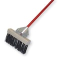 Tough Guy 12 in Sweep Face Broom, Stiff, Synthetic, Black 3PCA6