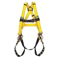 Msa Safety Full Body Harness, Universal, Polyester 10072487