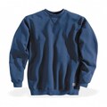 Carhartt Crew Neck Sweatshirt, Blue, Cotton/PET, M K124 472 REG MED