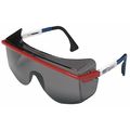 Honeywell Uvex Safety Glasses, OTG Gray Polycarbonate Lens, Scratch-Resistant S2534