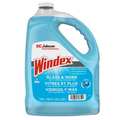 Windex Glass and Surface Cleaner, Jug, 1 gal, Ready to Use Liquid, Unscented, Blue 696503