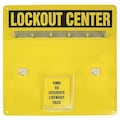 Accuform Lockout Center, 14x14 in, Unfilled, 6-Padlock Capacity KST406