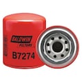 Baldwin Filters Oil Fltr, Spin-On, 4-3/8"x3-11/16"x4-3/8" B7274