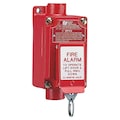 Federal Signal Fire Alarm Pull Station, Red MPEX